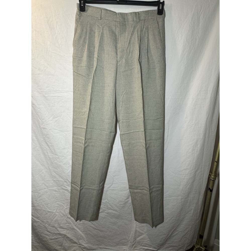 VTG Levis Traveler Pants Mens 34x32 Gray Wool Blend Relaxed Fit 00580-3953